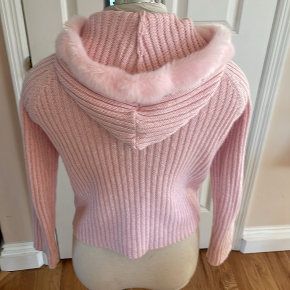 Long sleeve lurex woven sweater - Picture 2 of 3